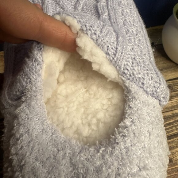 NWT Northeast Outfitters Women's Cozy Cabin Slippers Size S/M (Diamond Blue) - Picture 5 of 9